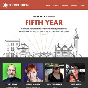 2014 (R)Evolution website screenshot